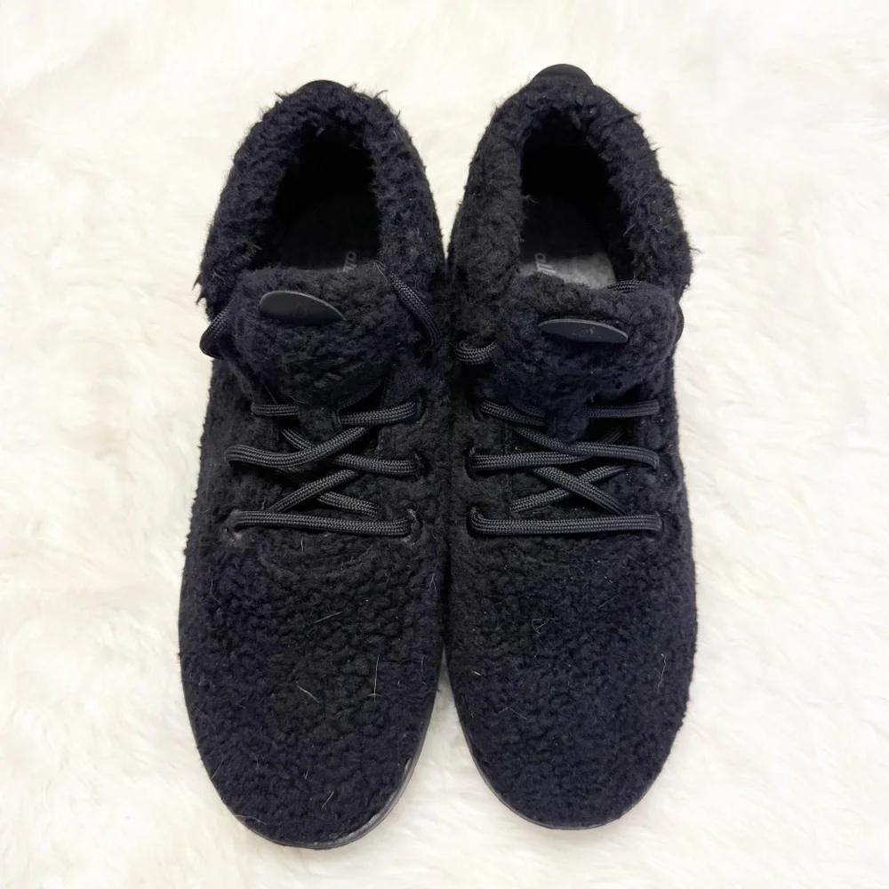 Allbirds Wool Runner-Up Fluff Natural Black Men’s 11 Like New